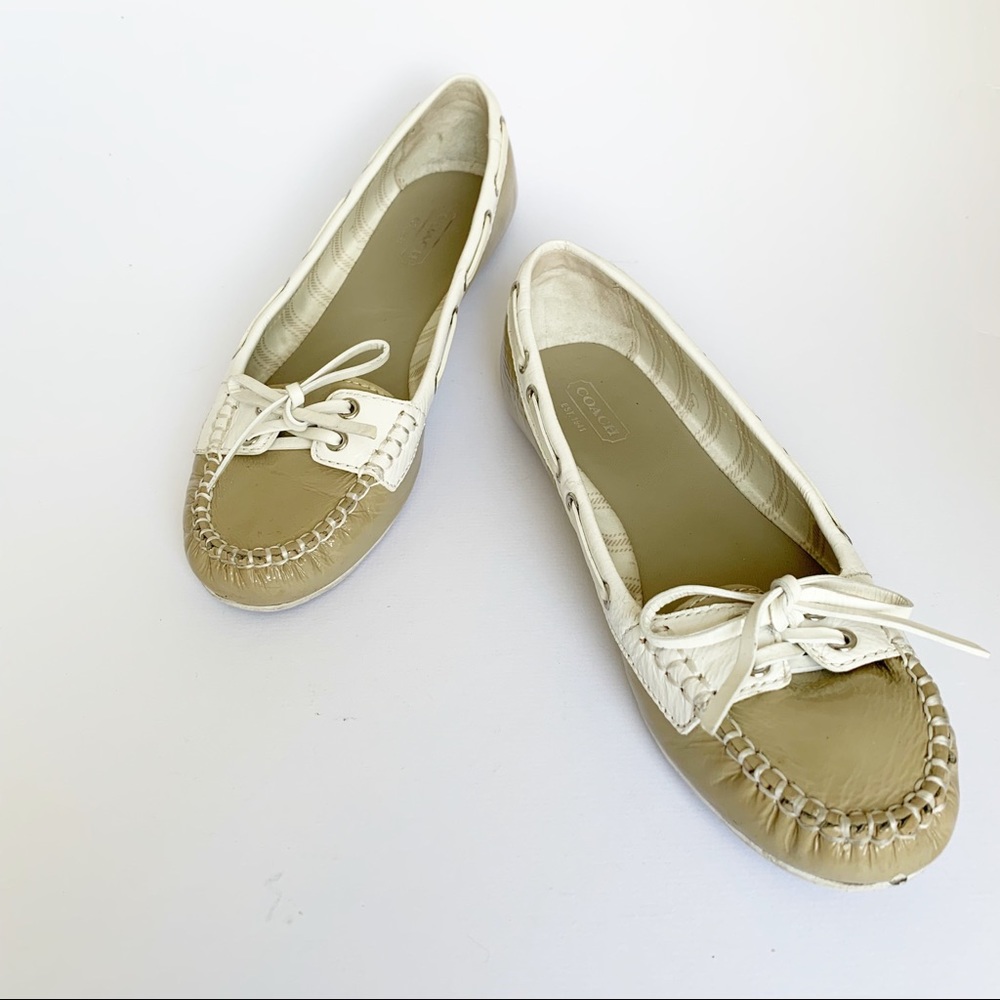 COACH Percy Women's Boat Shoes Size 6.5